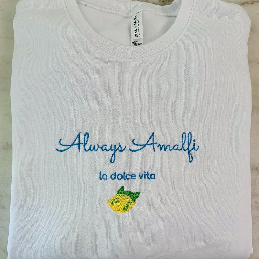 White Always Amalfi Sweatshirt